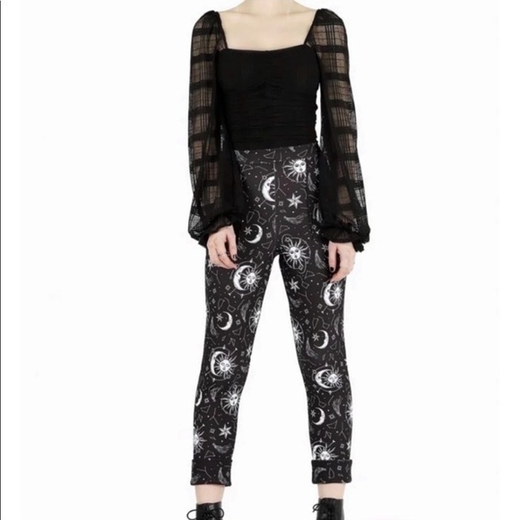 BlackMilk Sun and Moon Cuffed Pants - Picture 2 of 6